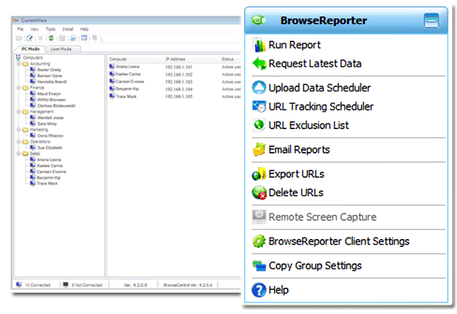 BrowseReporter