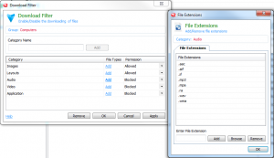 download filter