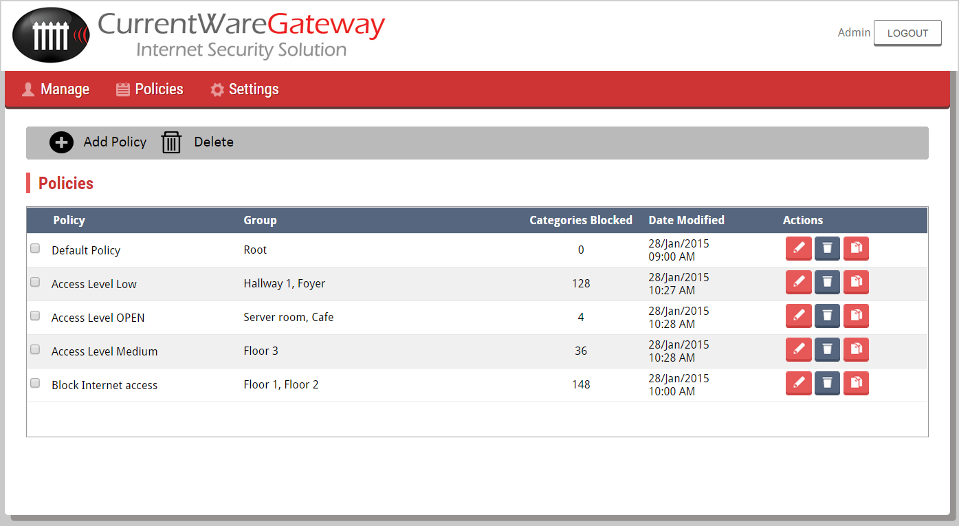 Restrict Internet Access and Block Downloads