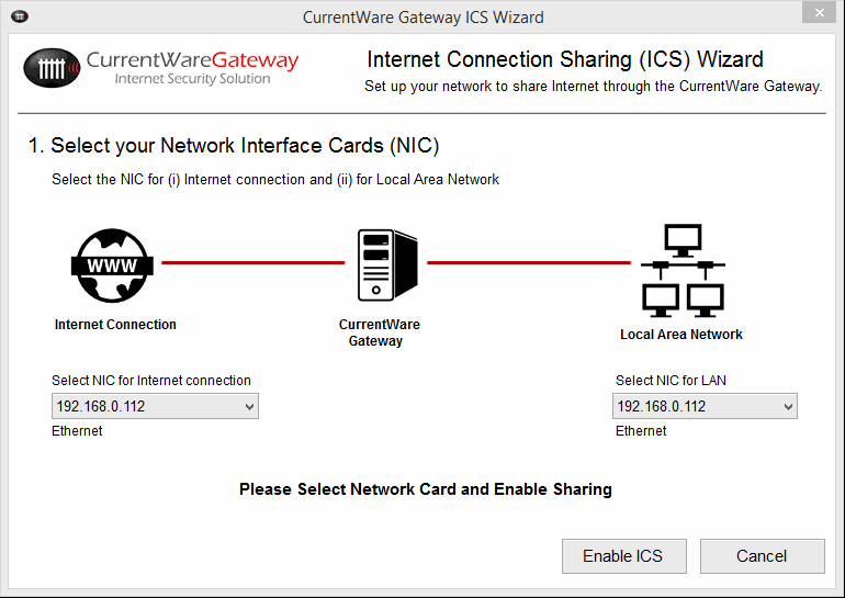 configure CurrentWare Gateway