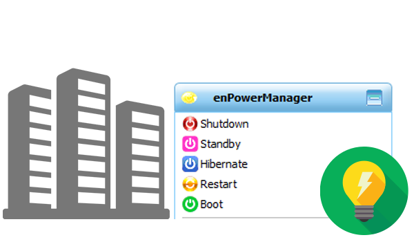 Shutdown computers remotely to save power