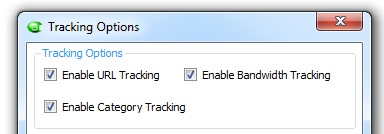 Enable Bandwidth Tracking