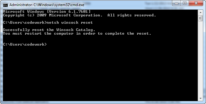 Windows command console opened on a 32-bit computer.