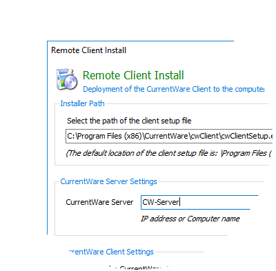 <b>Client Deployment</b>