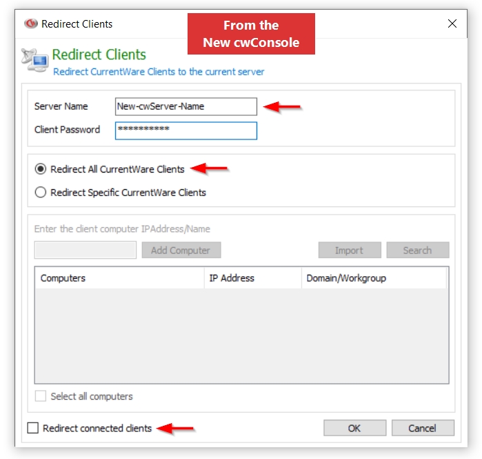 redirect-currentware-client-to-the-new-server