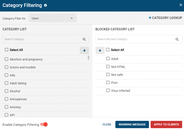 request blocked by url filter database request blocked by url filter database