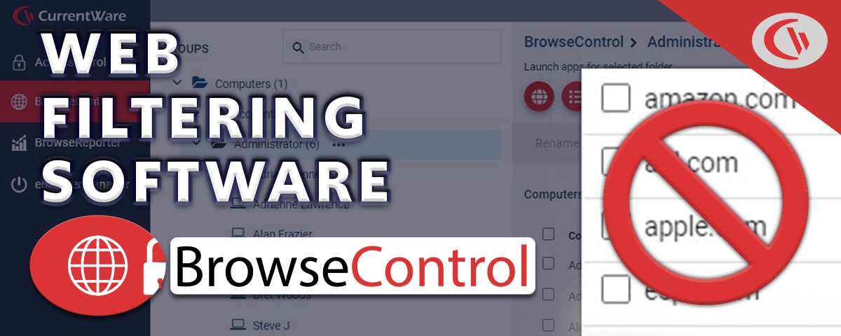 BrowseControl Web Content Filtering software from CurrentWare