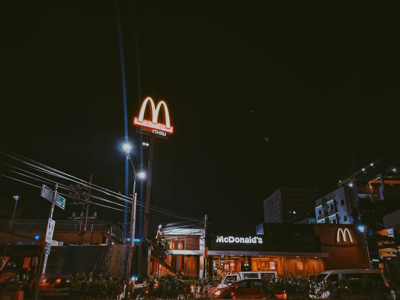 Outside of McDonalds store