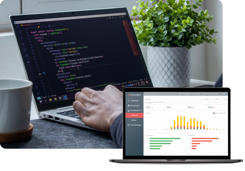 Industries - Manufacturing Hero Employee Monitoring & Security Software Solutions for Manufacturing