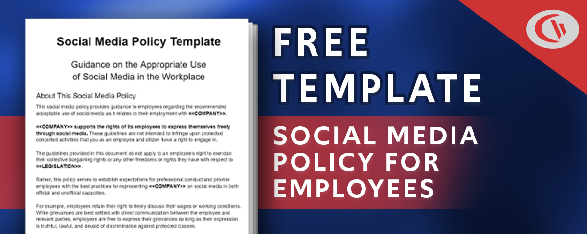 free social media policy template for employees