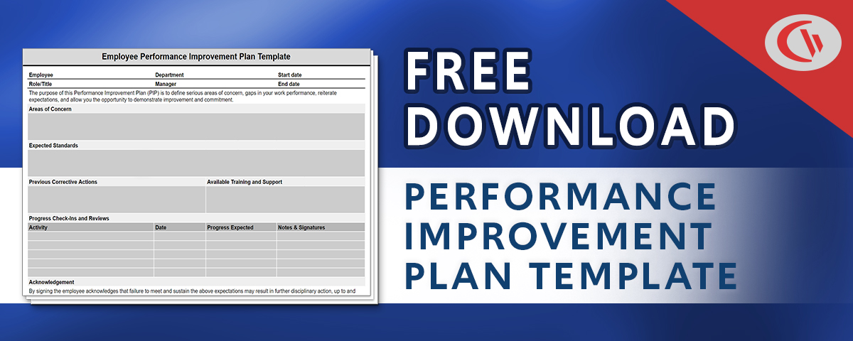 free download: employee performance improvement plan template