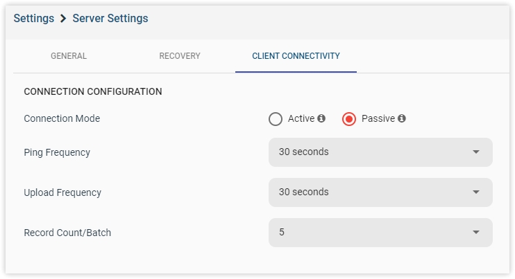 currentware-client-connectivity-passive-mode CurrentWare client connectivity settings