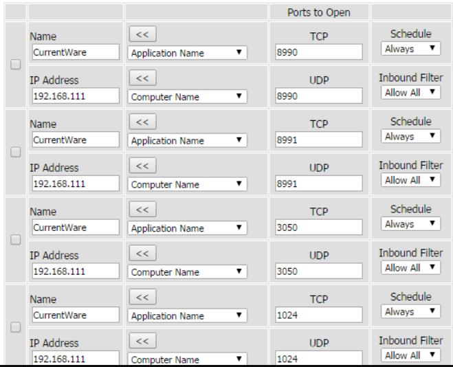 Configure Port Forwarding for Remote Workers (SQL) CurrentWare Support
