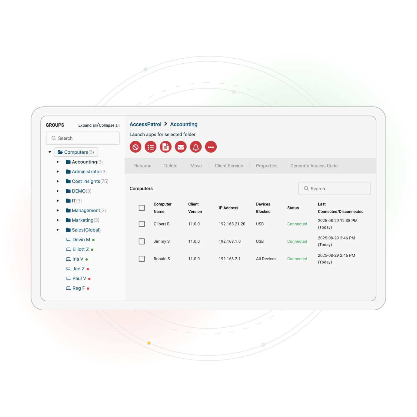 AccessPatrol Landing page-02 AccessPatrol granular permissions